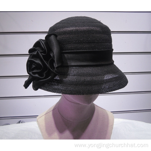 Wide Sinamay Cloche Hats